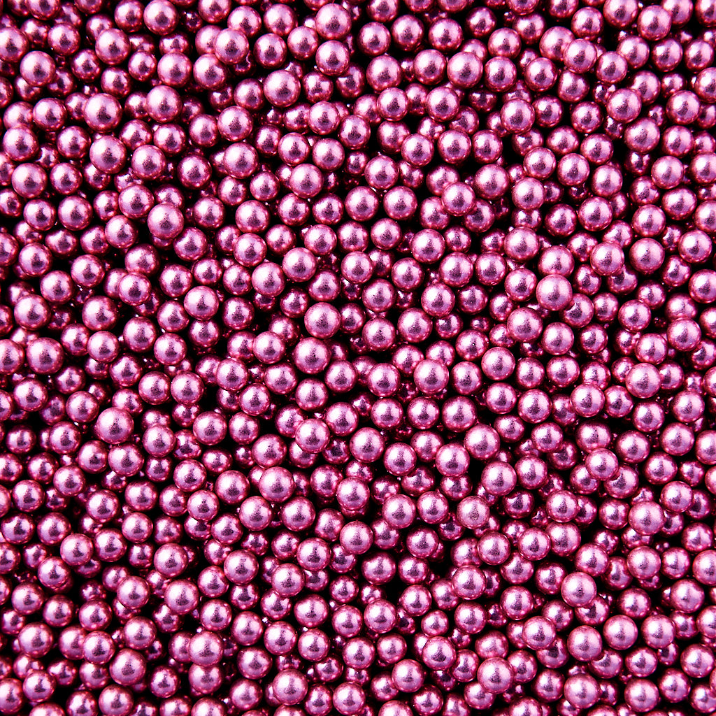 7mm Metallic Pink Pearls