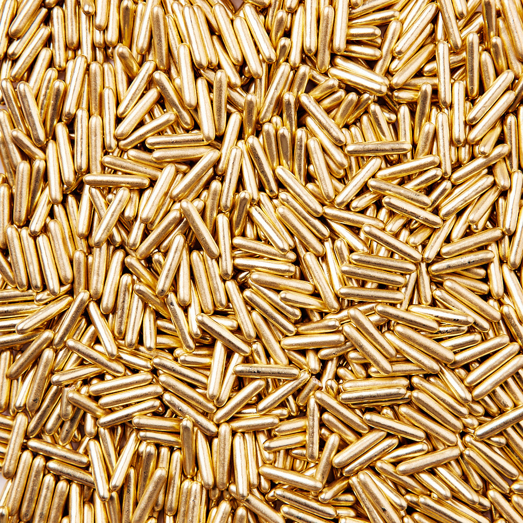 Metallic Gold Rods | Sucre Sprinkles