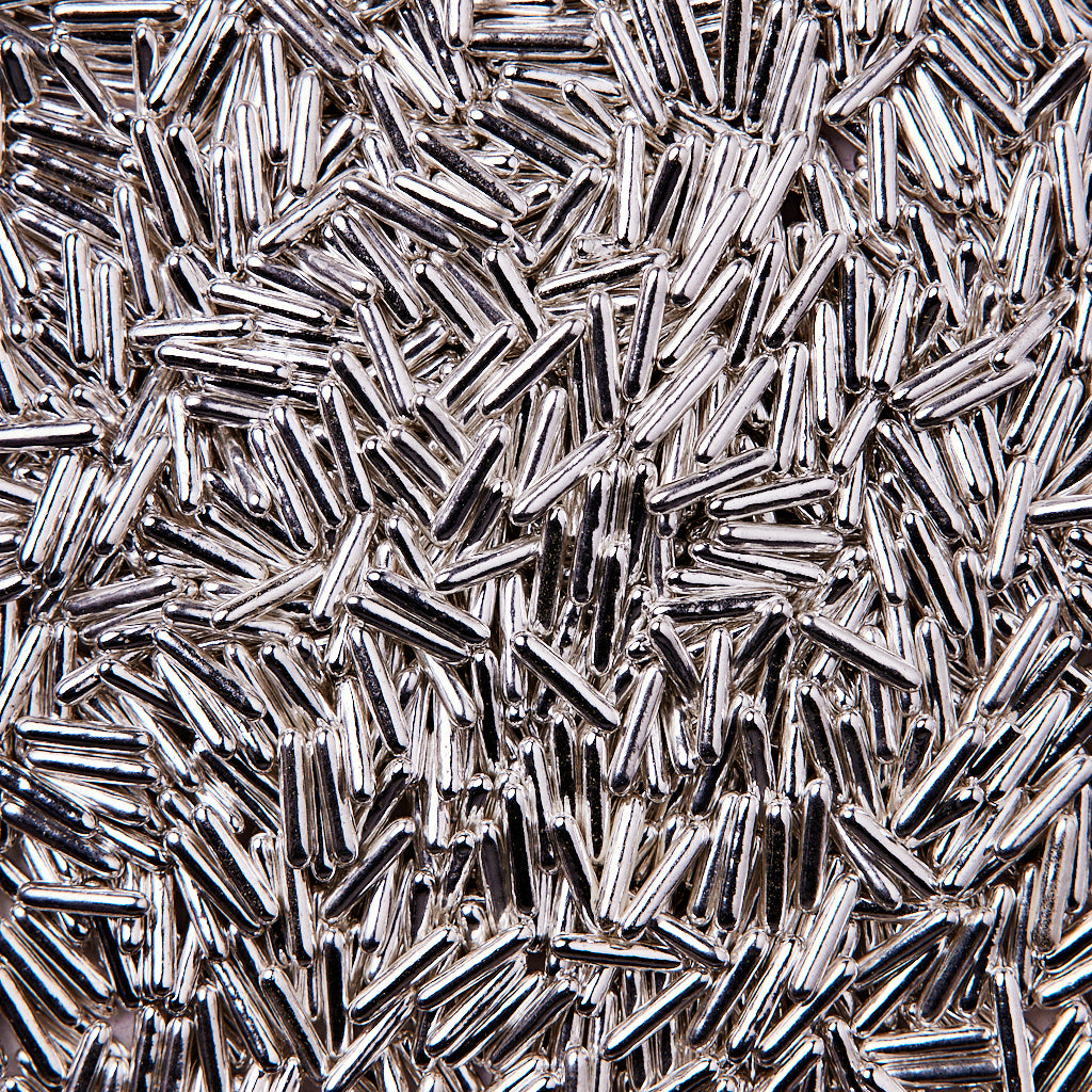 Metallic Silver Rods