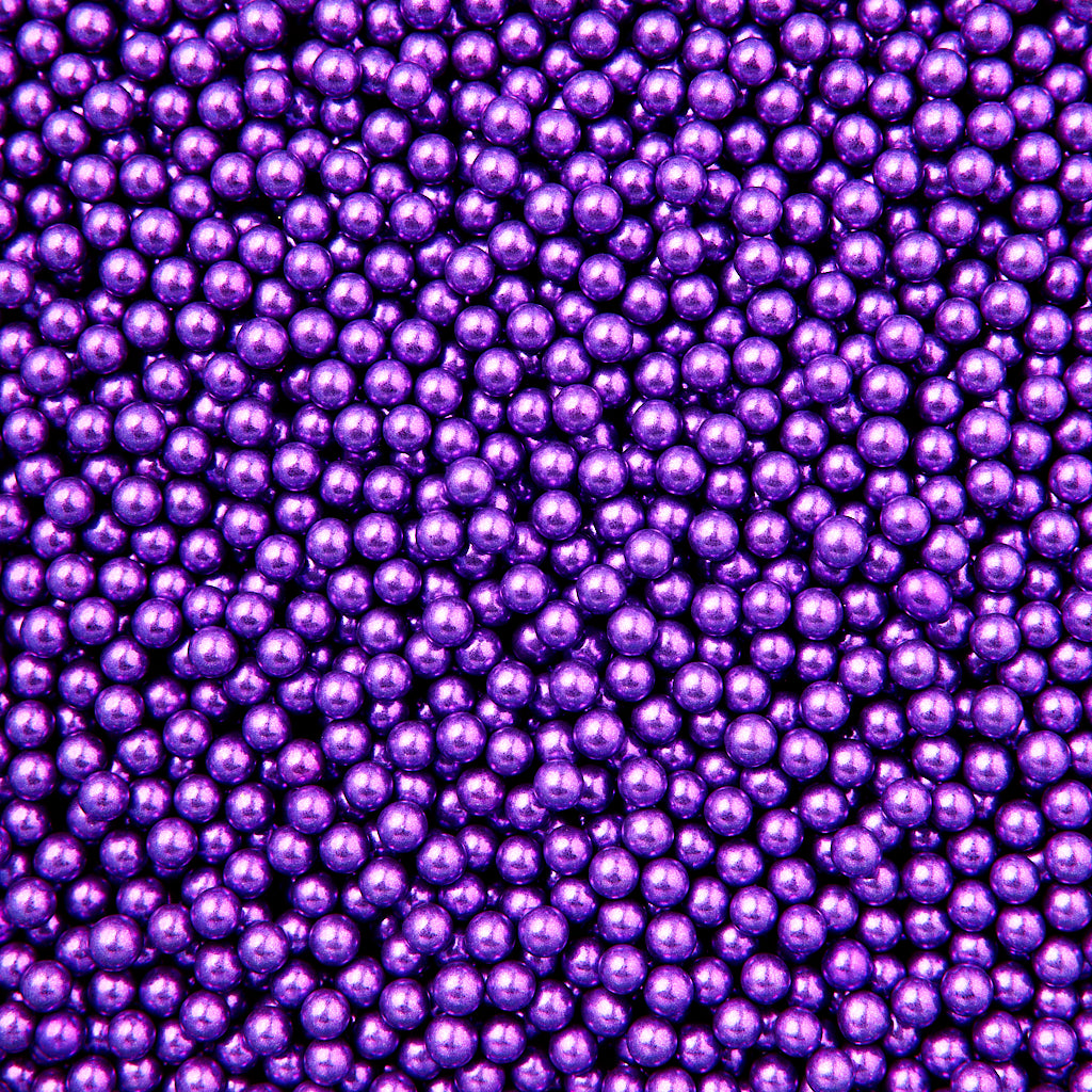 7mm Metallic Purple Pearls