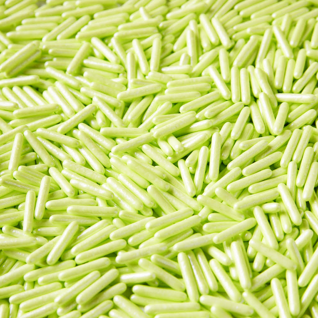 Shimmer Pastel Green Rods 120g